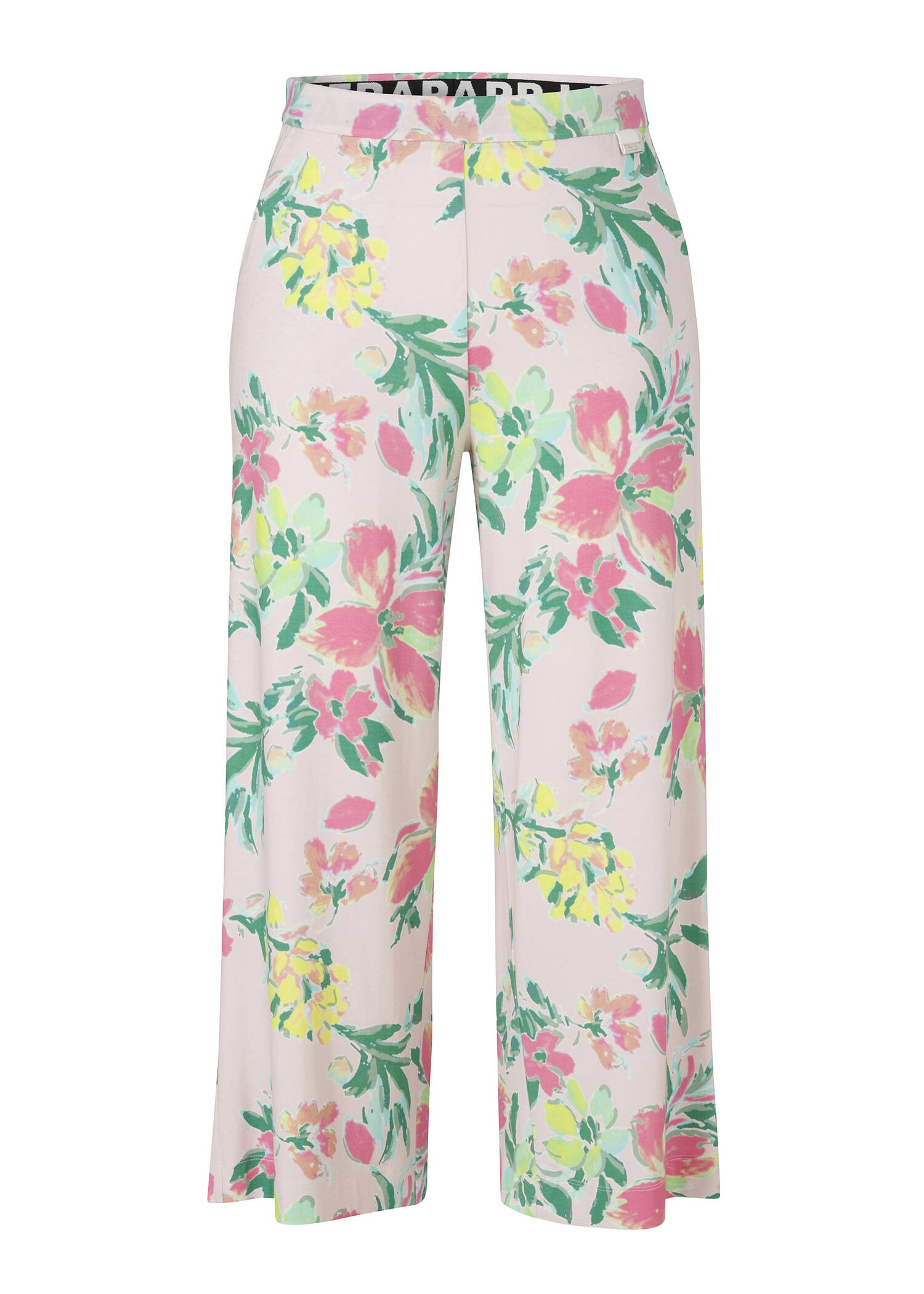 Print-Sommerhose mit weiten Beinen /