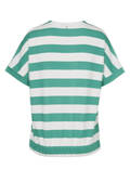 Softes Kurzarm-Sweatshirt mit Streifen /