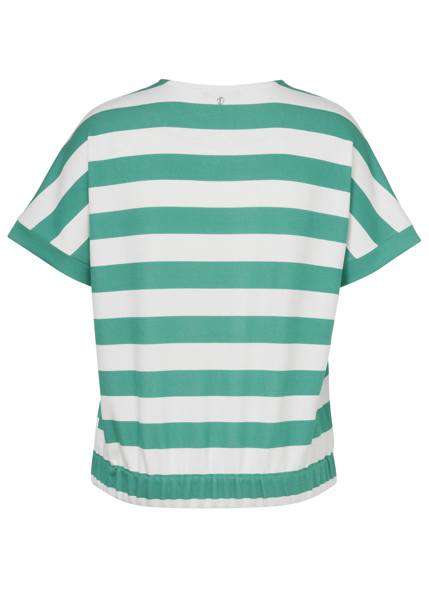 Softes Kurzarm-Sweatshirt mit Streifen /
