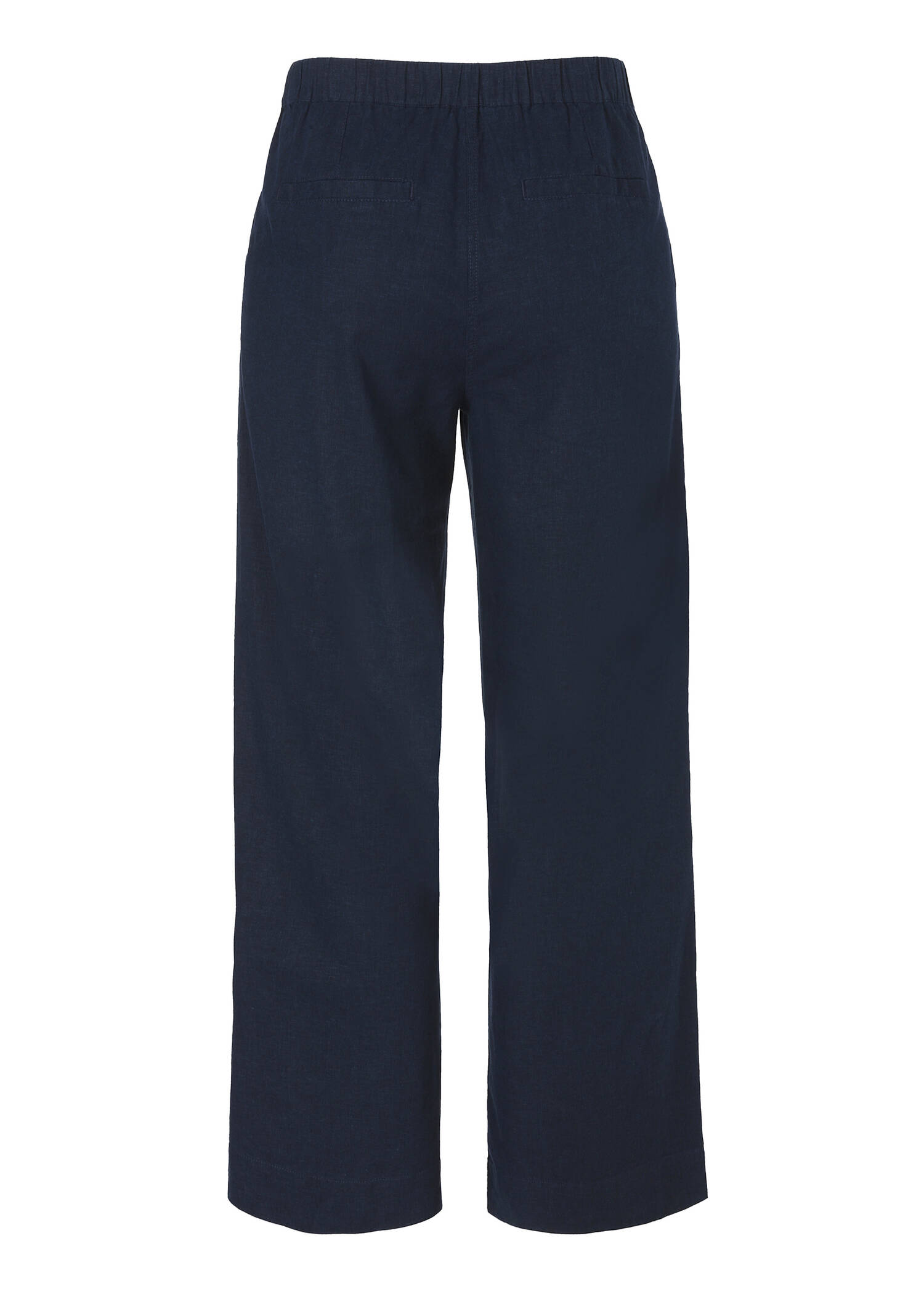 Leichte Premium Kombihose Leinenmix Navy /