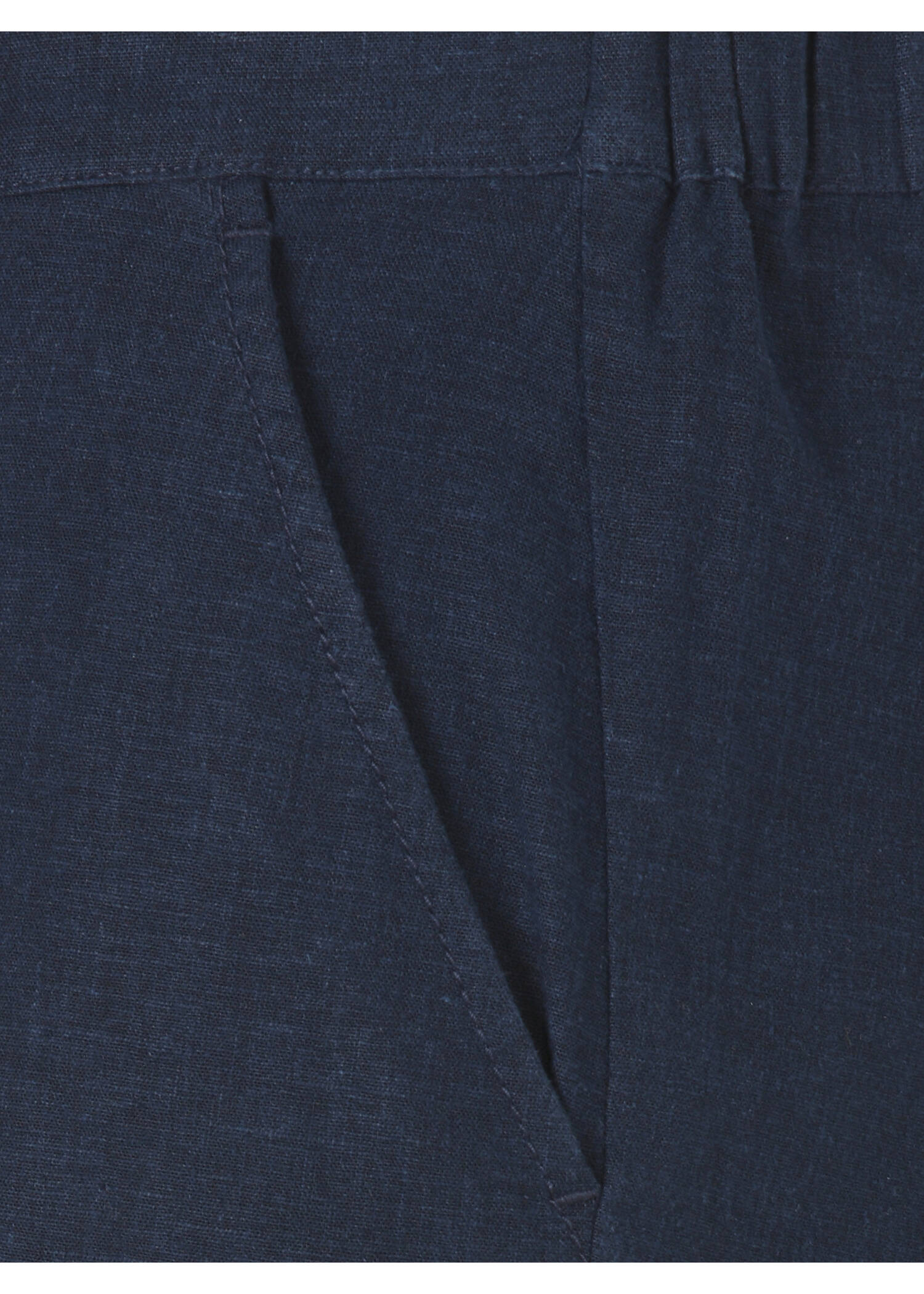 Leichte Premium Kombihose Leinenmix Navy /