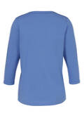 Softes 3/4-Arm Baumwoll-Jersey Shirt mit Motto-Print Blue / Navy /