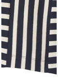 Softes 3/4-Arm Baumwoll-Jersey Shirt im Streifen-Dessin Navy / Sand /