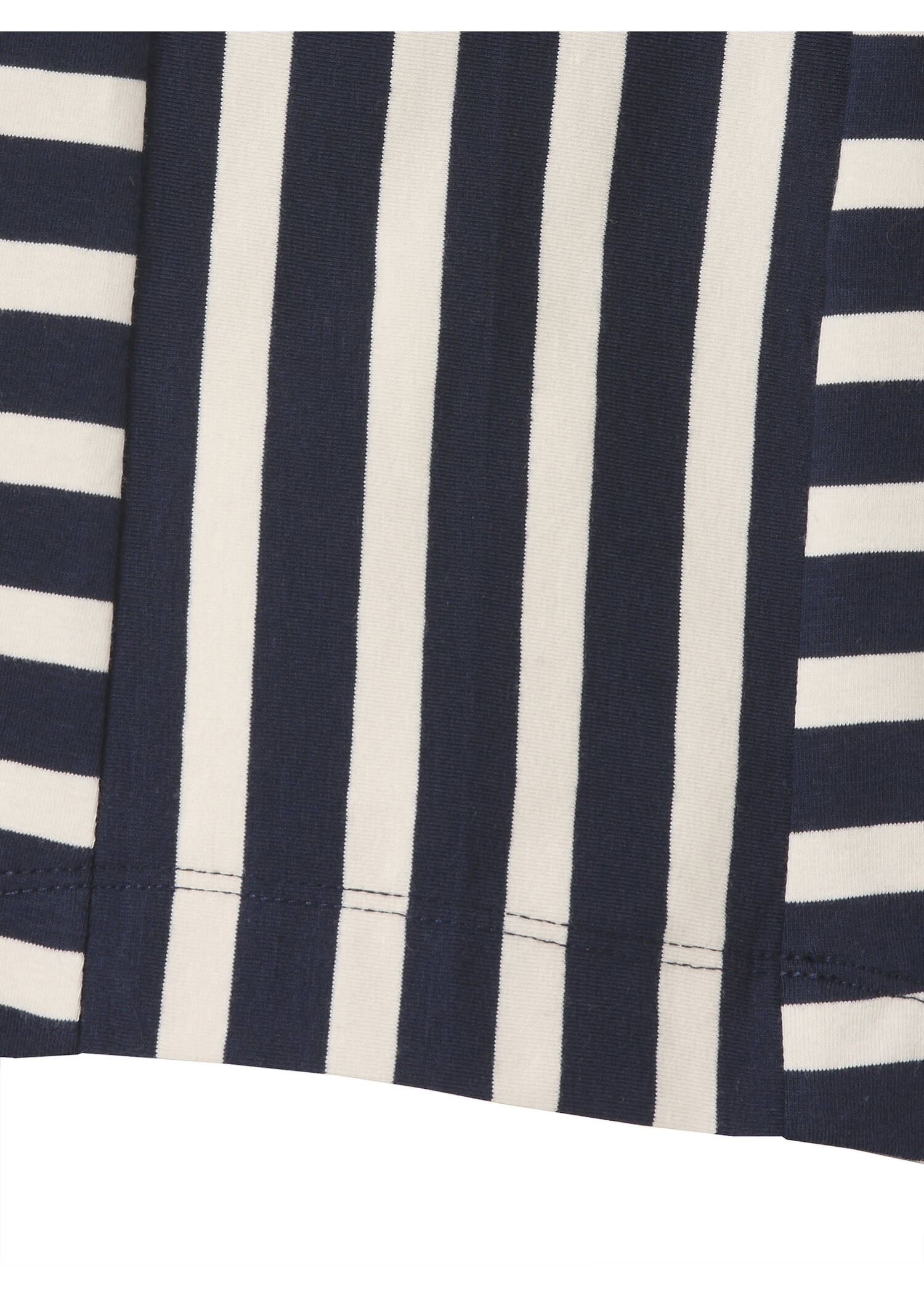 Softes 3/4-Arm Baumwoll-Jersey Shirt im Streifen-Dessin Navy / Sand /