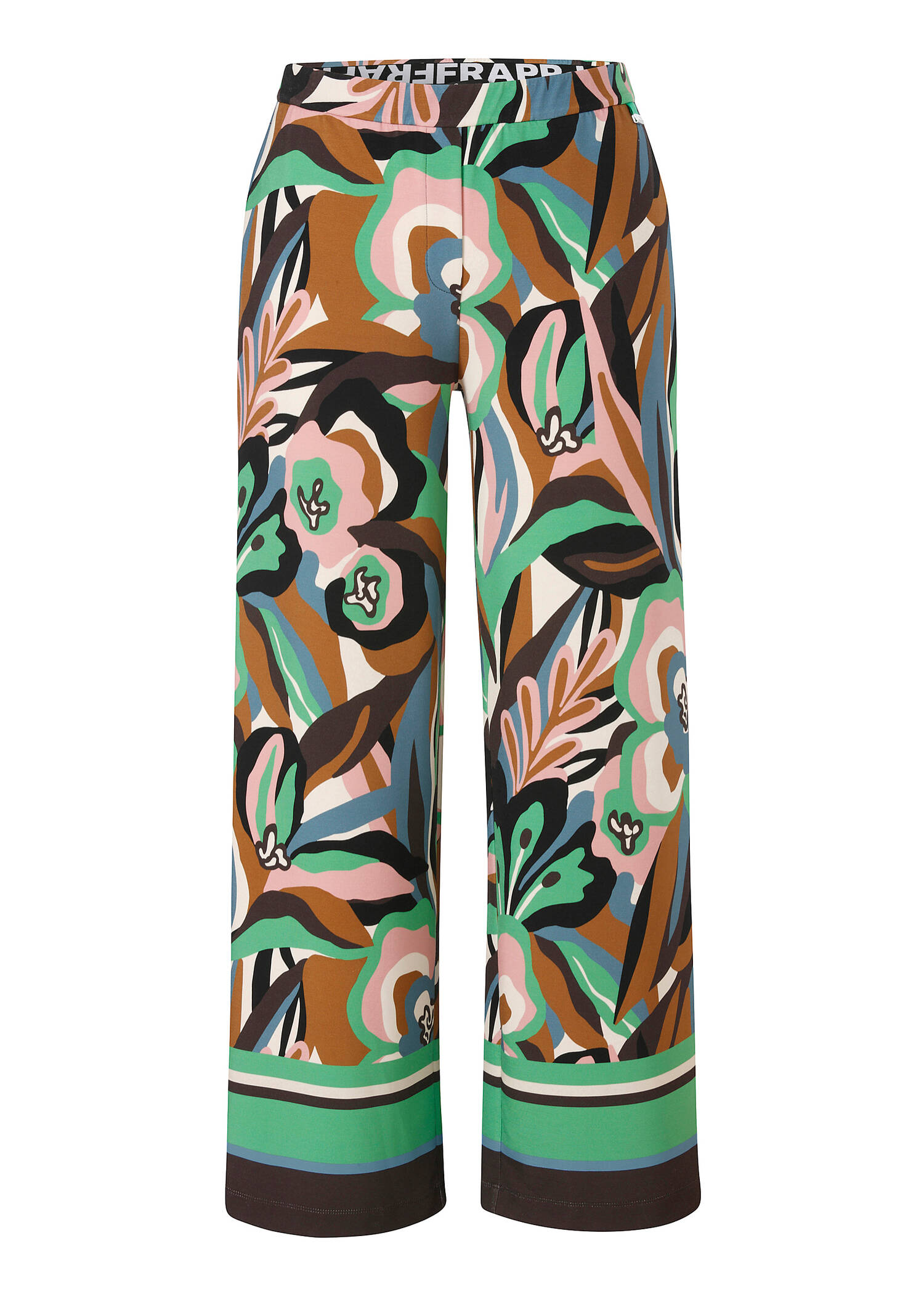 Topmodische Print-Sweathose im 70iger-Jahre Stil, weite Beine /