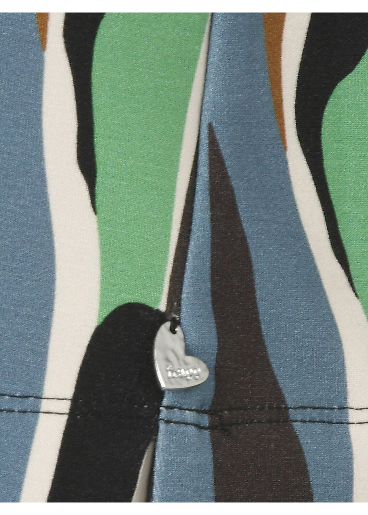 Topmodisches 3/4-Arm Print-Sweatshirt im 70iger-Jahre Stil /