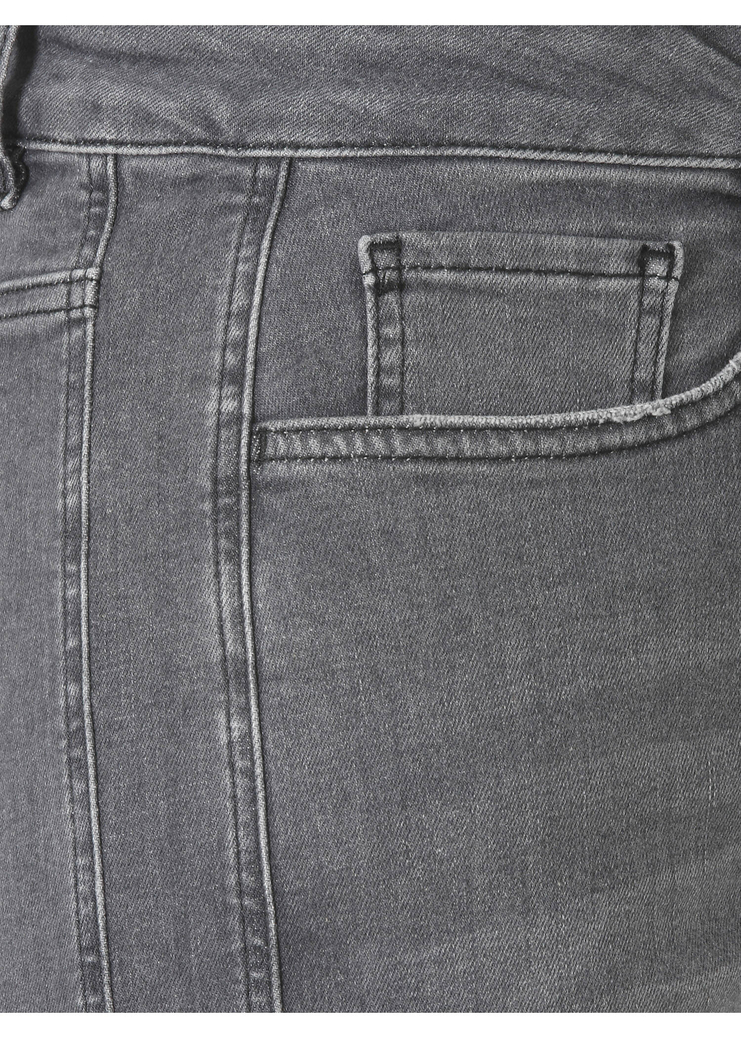 Knöchellange 5-Pocket Jeans mit Powerstretch Light Used / Anthrazit /
