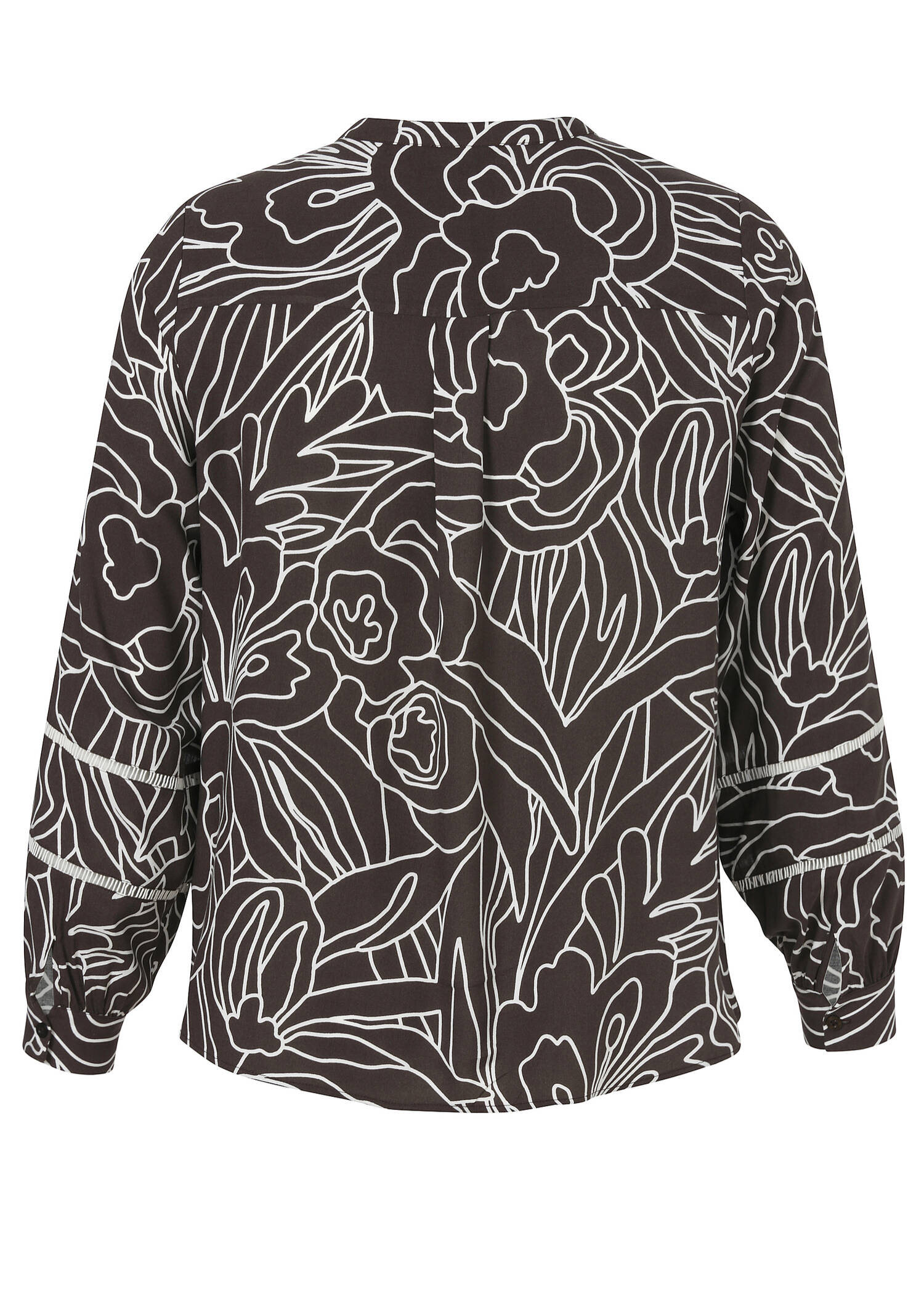 Edle Trendbluse mit Print Chocolate & Butter /