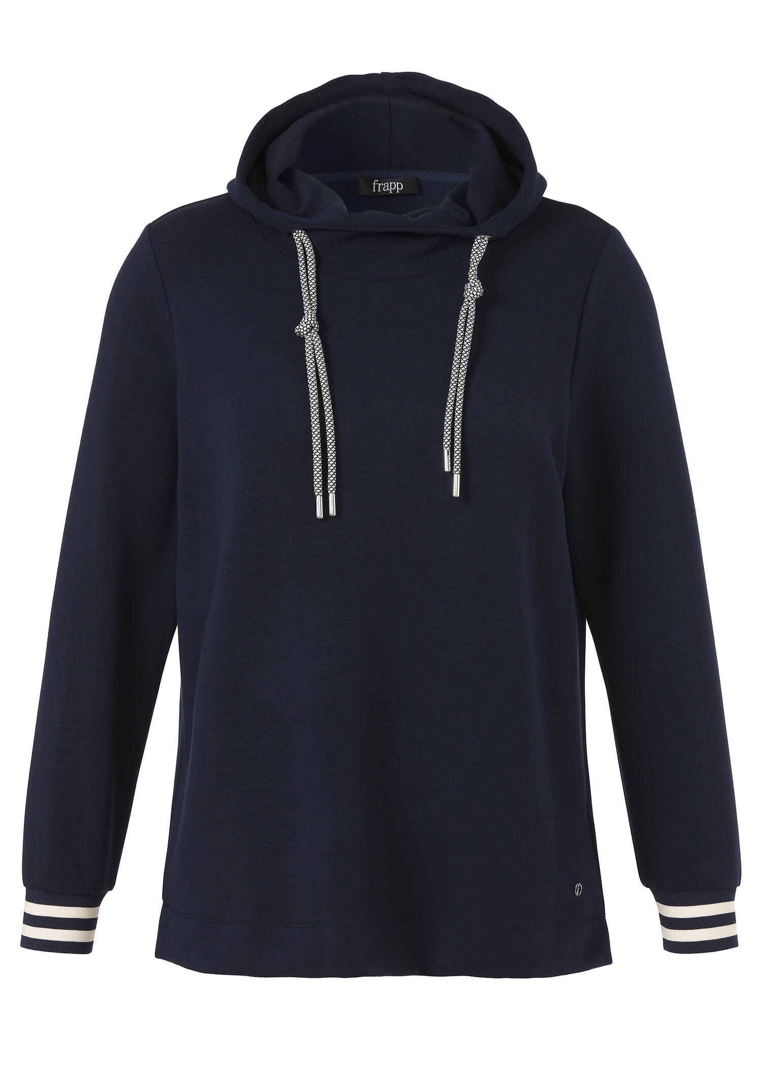 Hochwertiges Kapuzen-Sweatshirt Navy / 