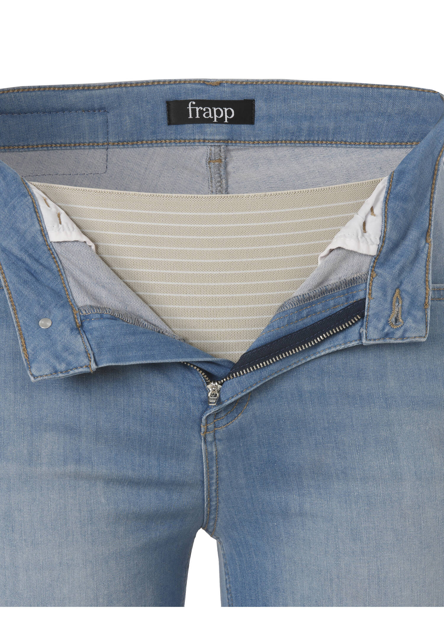 Innovative Belly Shape Jeans Light Blue Denim / 