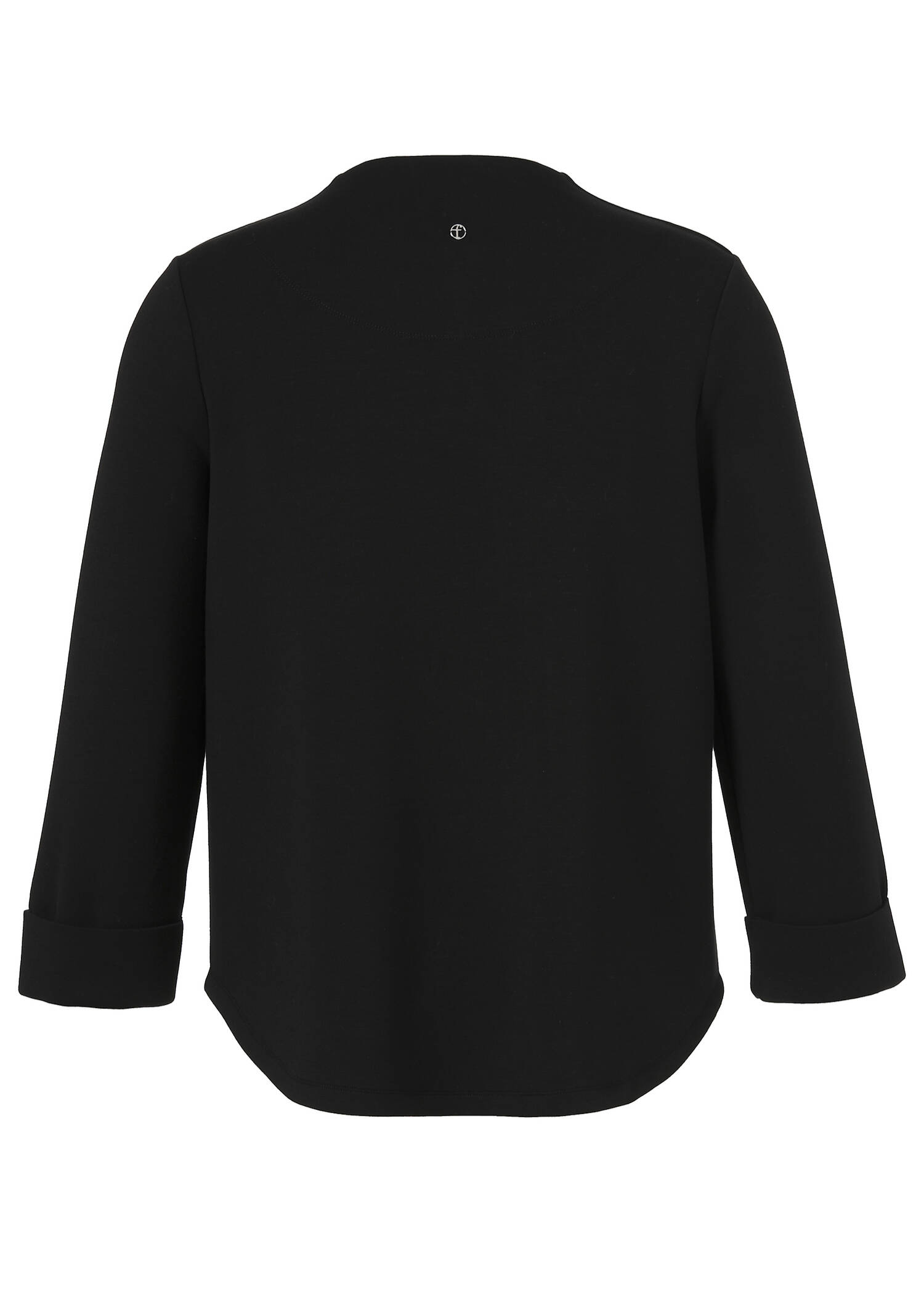 Edle 3/4-Arm Sweat-Jacke, leicht ausgestellt /