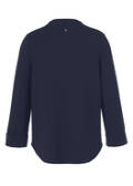 Edle 3/4-Arm Sweat-Jacke, leicht ausgestellt /