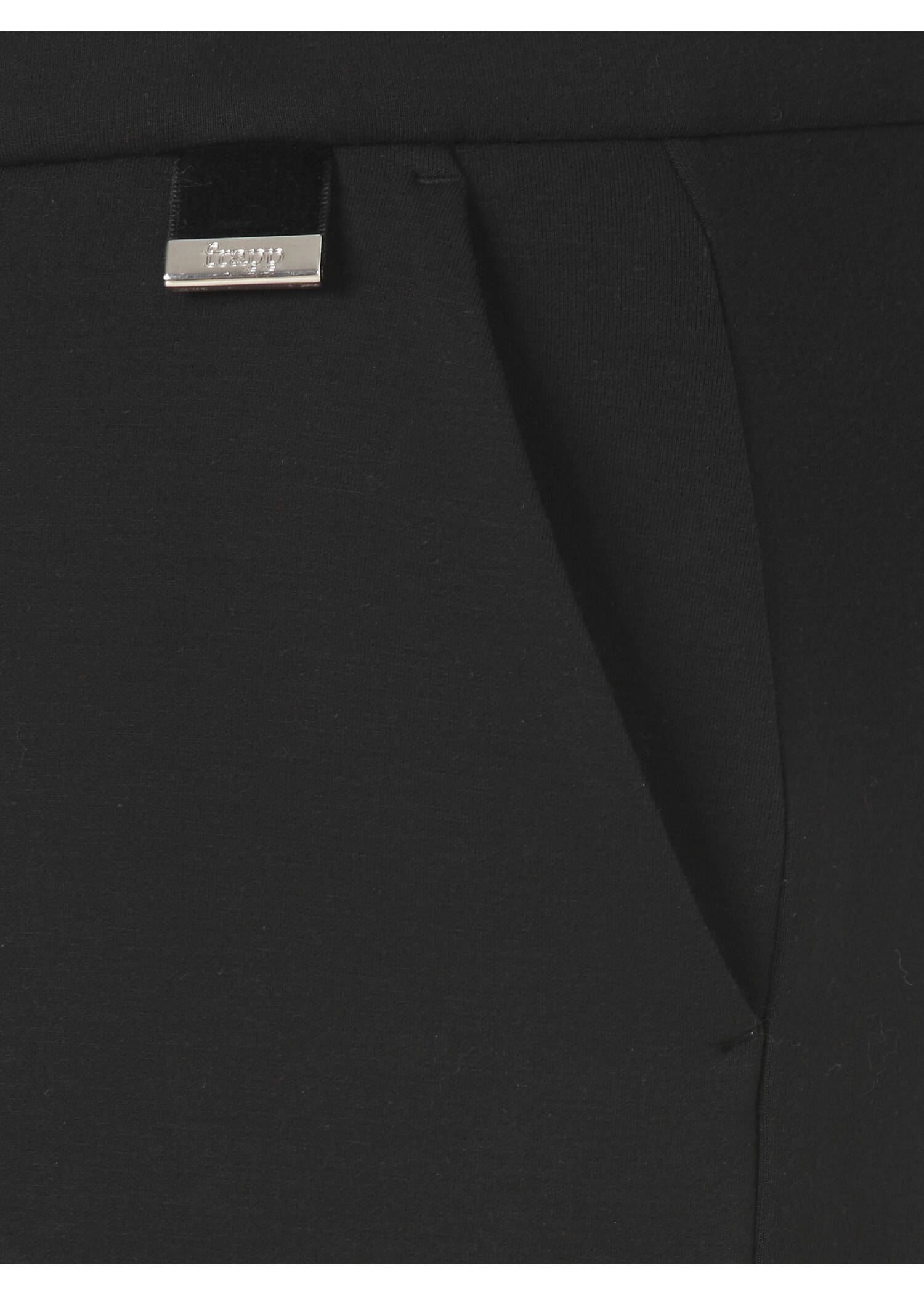 Knöchellange Kombi-Hose Schwarz / 