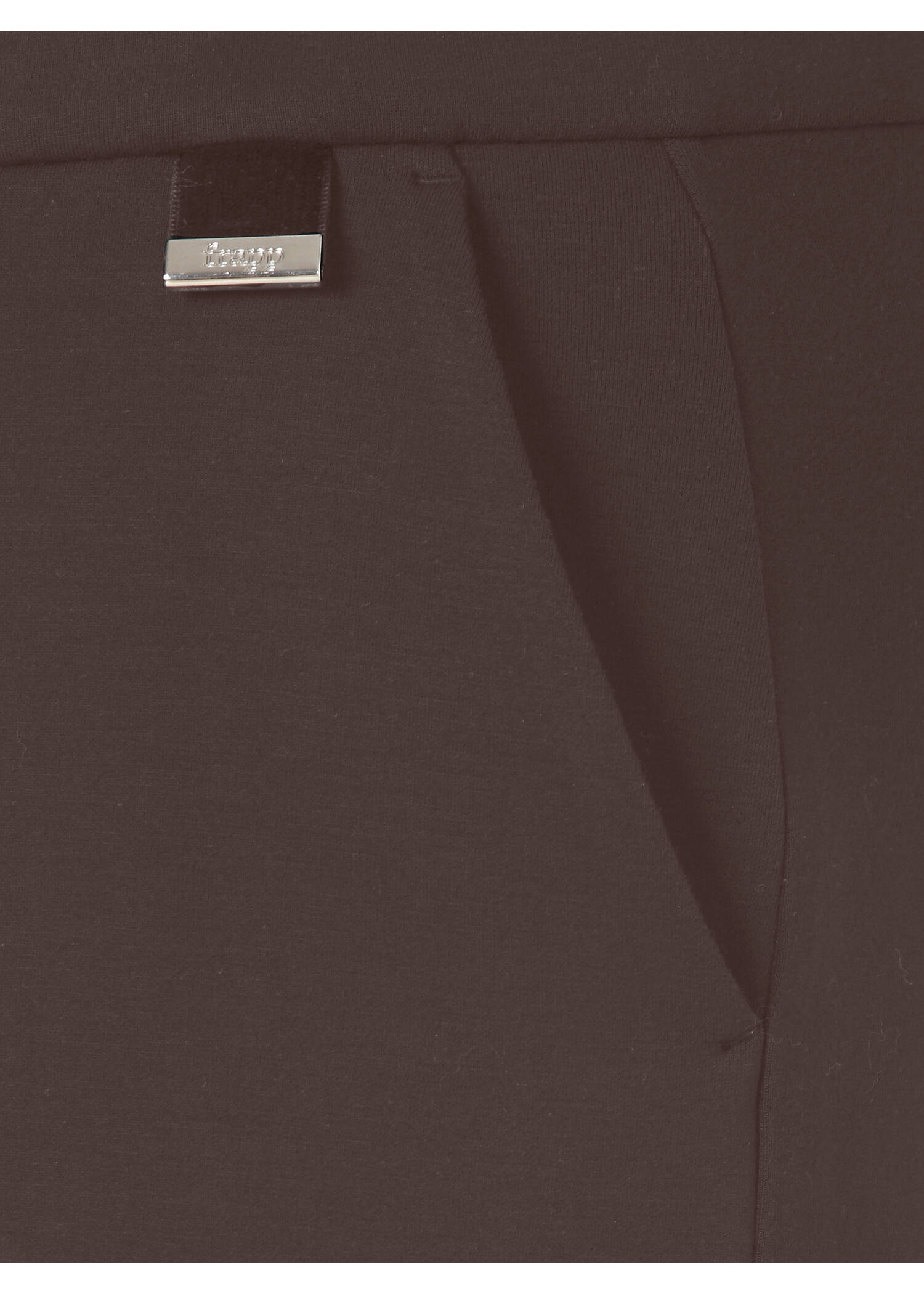 Knöchellange Kombi-Hose Schwarz /