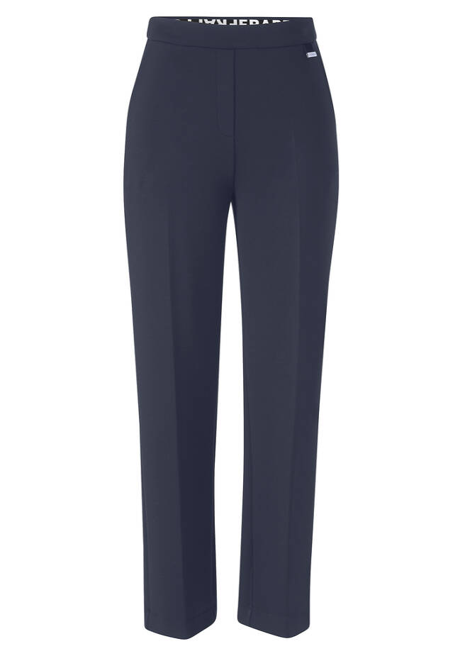 Knöchellange Kombi-Hose Schwarz navy Frontansicht