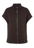 Moderne Sweat-Weste Chocolate /