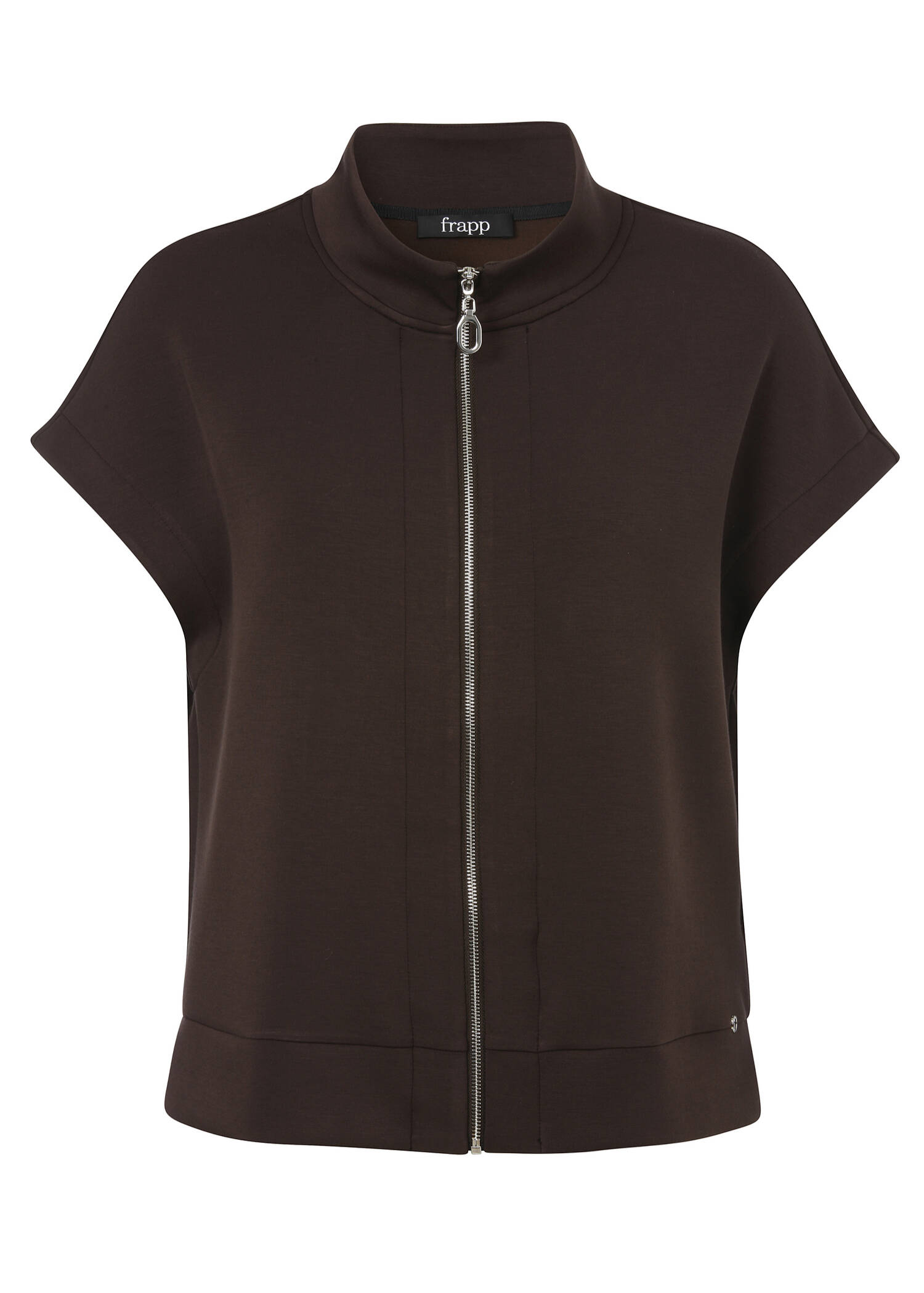 Moderne Sweat-Weste Chocolate /