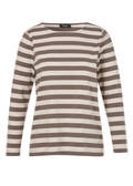 Softes Baumwoll-Jersey Langarm-Shirt mit Streifenmuster /