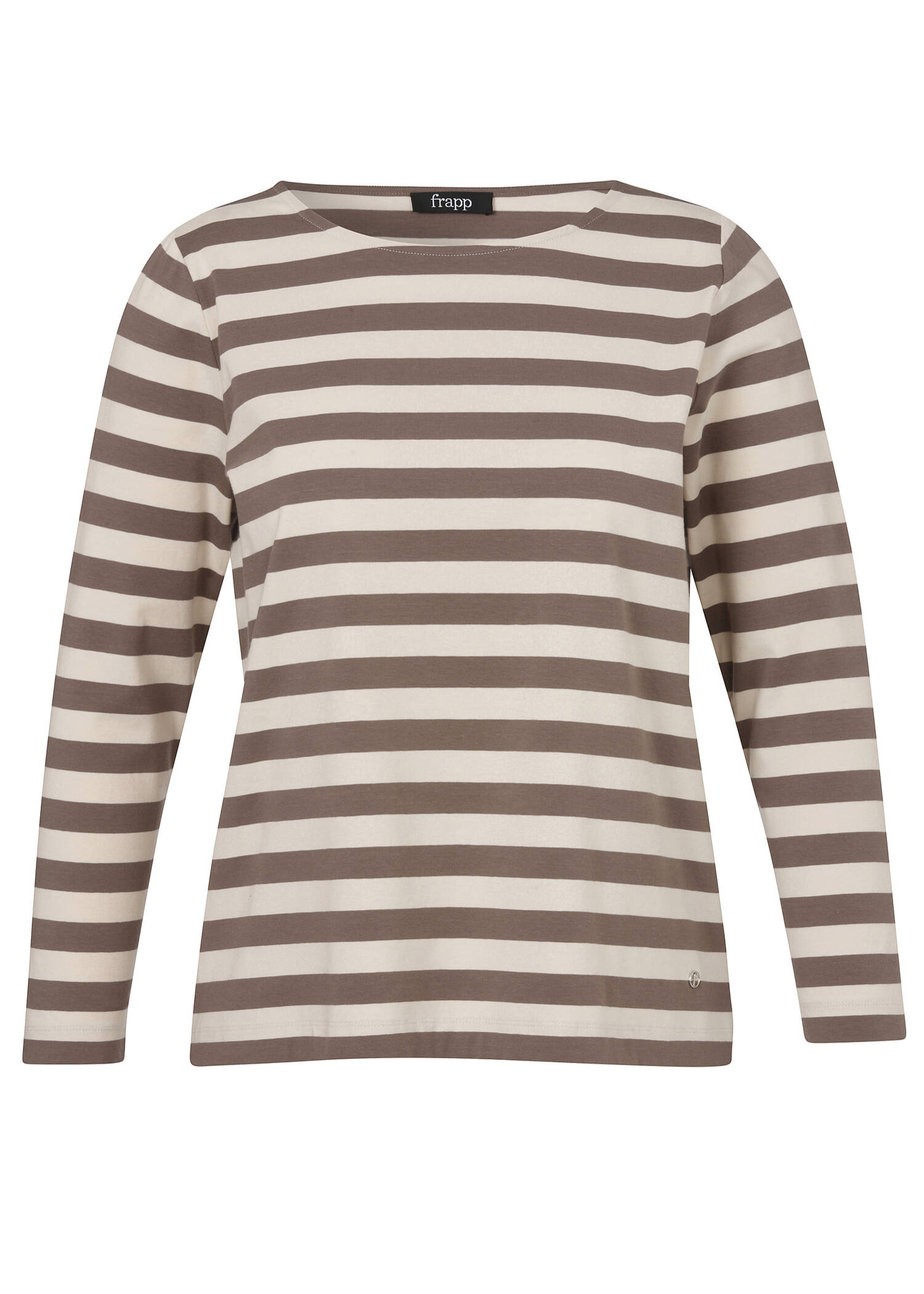 Softes Baumwoll-Jersey Langarm-Shirt mit Streifenmuster /