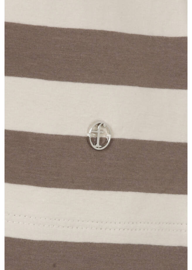 Softes Baumwoll-Jersey Langarm-Shirt mit Streifenmuster /