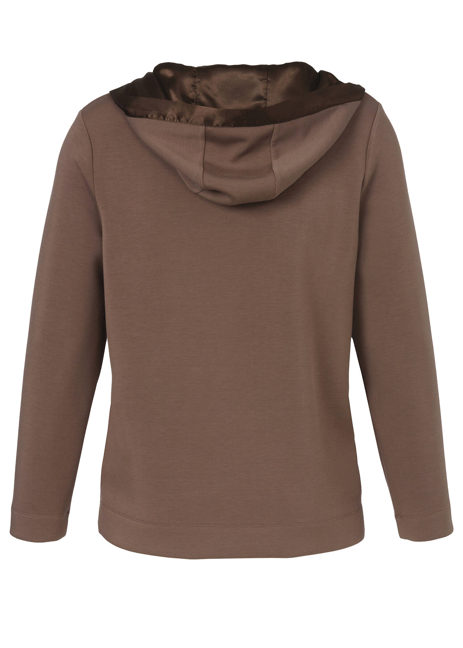 Softes Sweatshirt mit Satin-gefütterter Kapuze / 